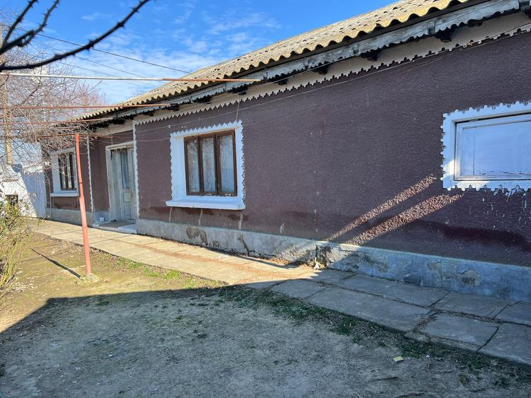 Teren + casa batraneasca PARTIZANI com MALIUC  (PE MALUL Dunarii)