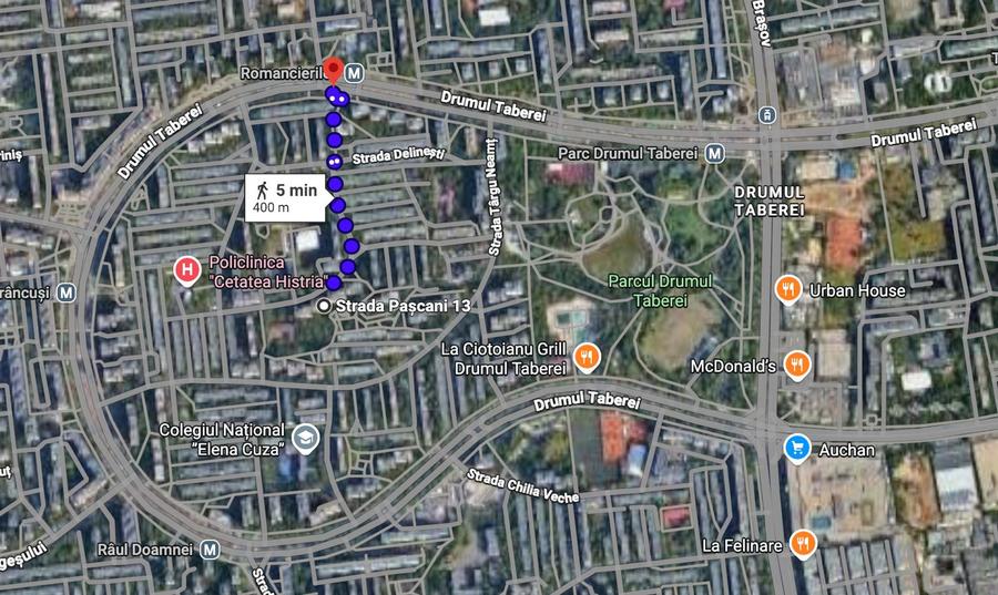 Apartament 3 camere | Etaj 2-5 minute metrou Drumul Taberei