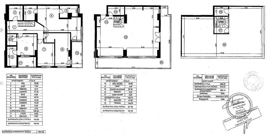 Apartament duplex penthouse cu 5 camere | 191mp terasa | vedere libera - 2