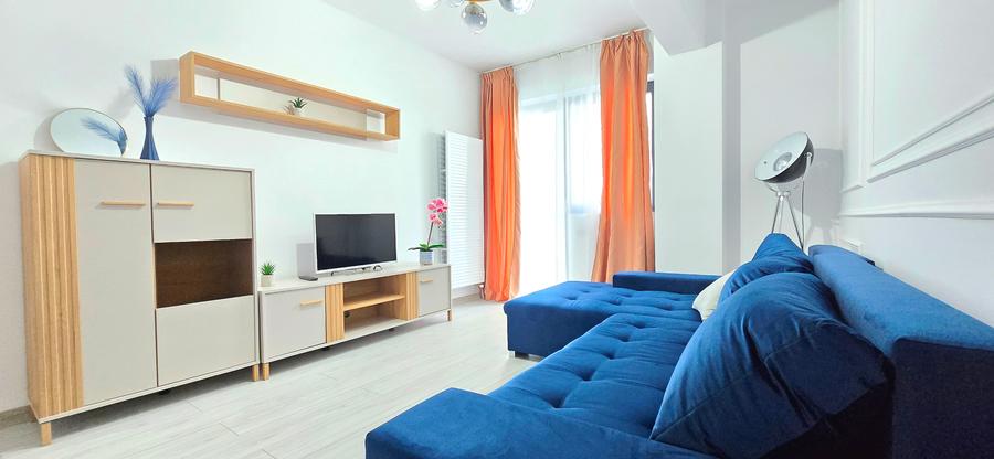 PRIMA INCHIRIERE! Apartament 2 camere NOU, mobilat, utilat, et. 1 PANORAMIC Cug