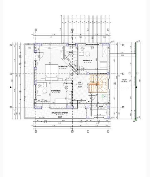 Case cu C.F individuale 190mp-120mp utili+apa,gaz,curent,canalizare,