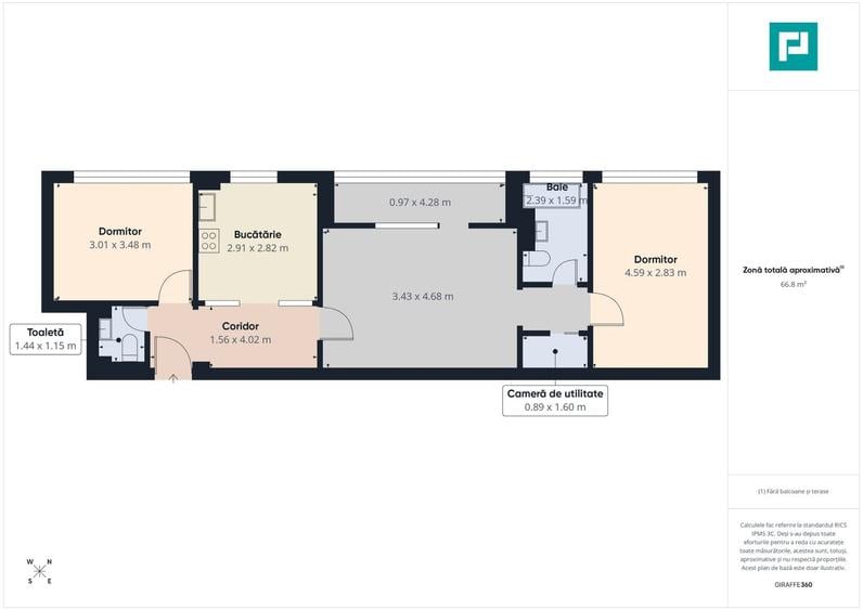 Apartament 3 camere - Circumvalațiunii, Timișoara