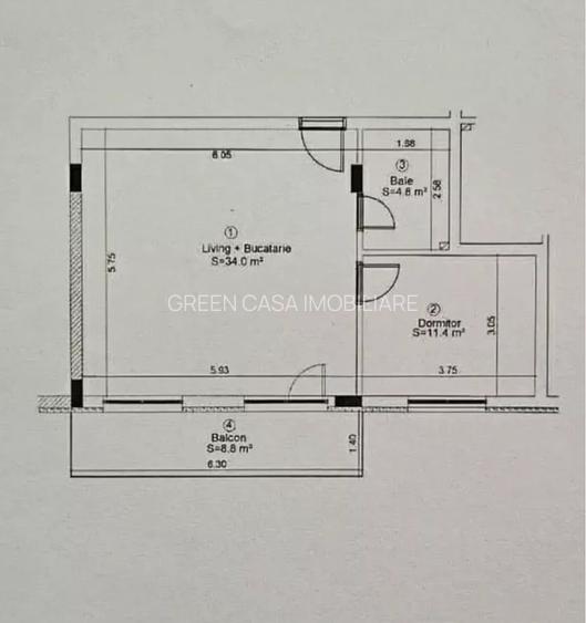 APARTAMENT 2 CAMERE DE VÂNZARE – STR. FAGULUI, FLOREȘTI