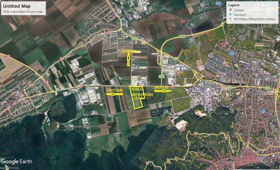 Teren intravilan str Cucului Brasov - 2