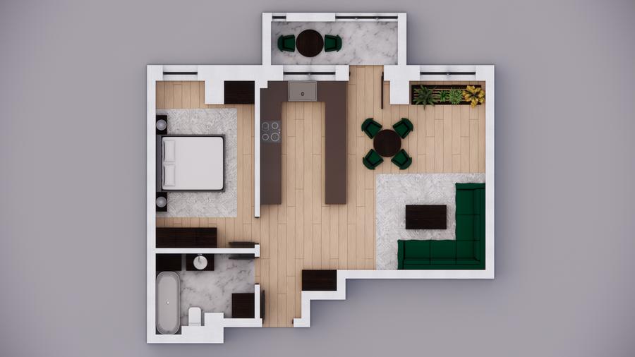 Apartament 2 cam, zona Sagului-Iosefin, direct de la dezvoltator