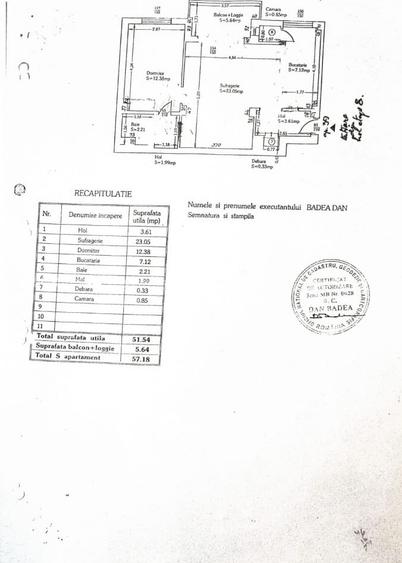 Apartament 2 camere – Piața Romană | 57 mp |