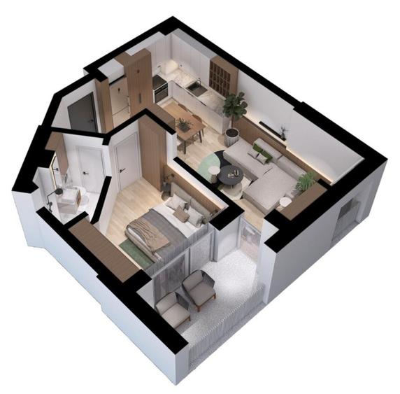 Ansamblu rezidential exceptional cu apartamente de 2 si 3 camere VIVO