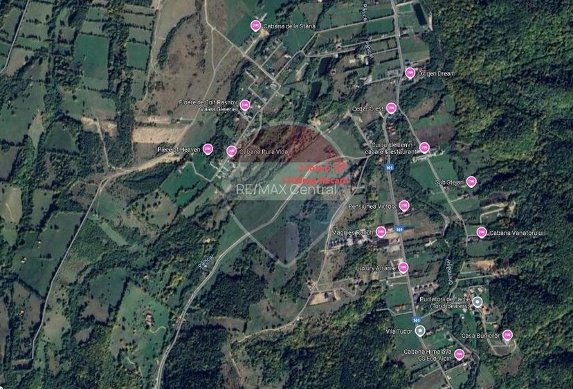 Teren extravilan Rasnov , Glajerie-Str Poiana velicanului, 1100mp - 7