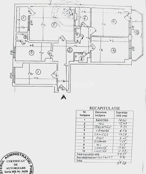 Apartament 4 camere Mega Mall– Chișinău | Comision 0% ! - 1