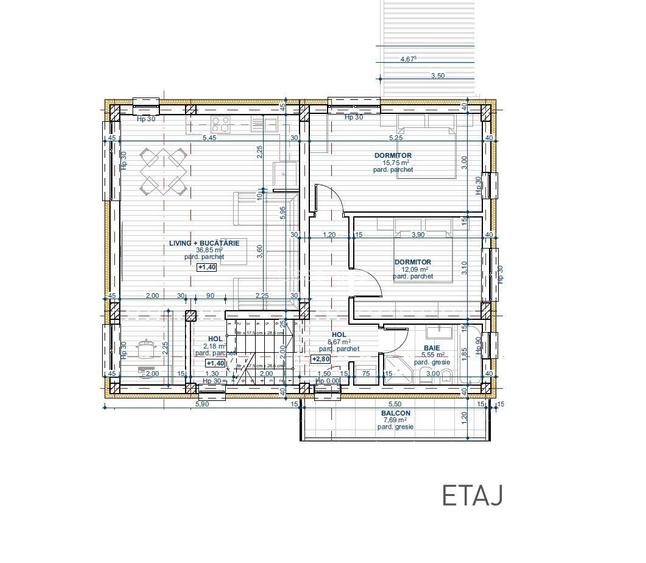 Bucium - teren 398mp cu autorizatie constructie D+P+E, toate utilitatile - 4
