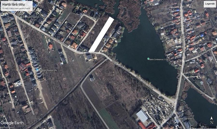 Teren cu deschidere la lac -Laguna Albastra- toate utilitatile disponibile