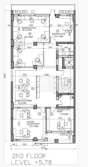 Cladirea de Birouri de Vanzare S+P+4 1000mp *Domenii* - 13