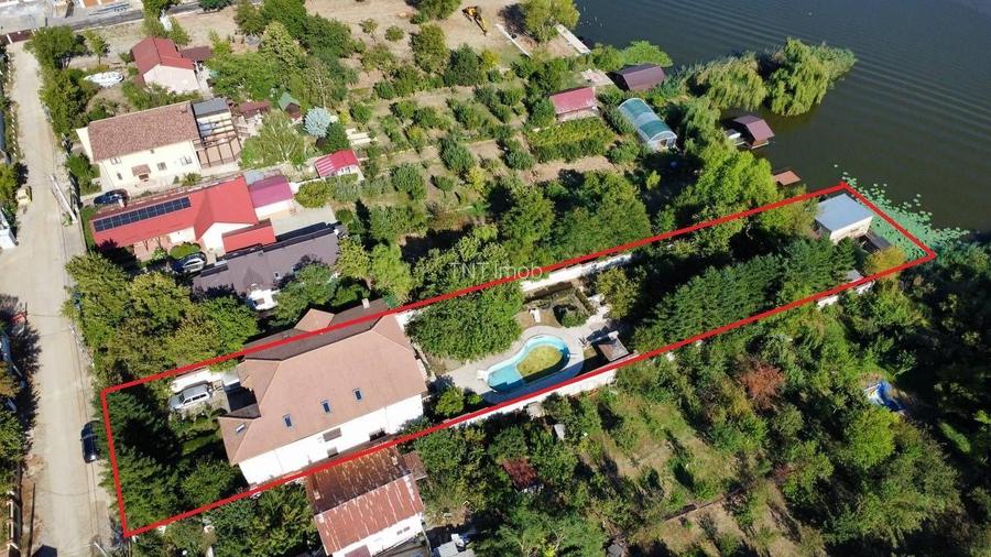 Vila individuala P+1+M cu deschidere la Lacul Snagov, piscina, sauna, ponton ! - 53