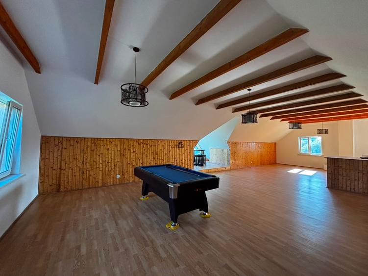 Casa Individuala P+1+M cu lac, sauna si piscina. Pretabil Azil de Batrani