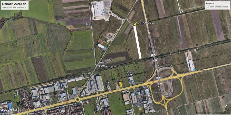 Teren de vanzare – Locatie strategica langa aeroport