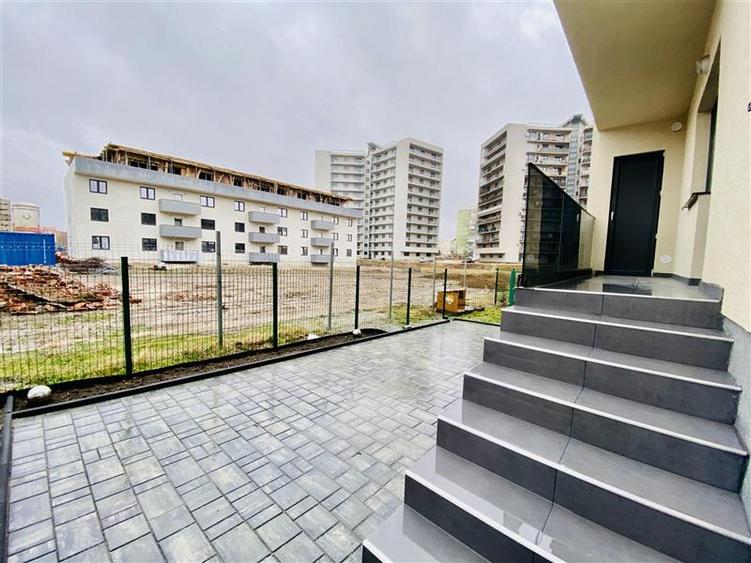 Ap. 2 camere si gradina, mobilat si utilat modern, zona D. Stanca