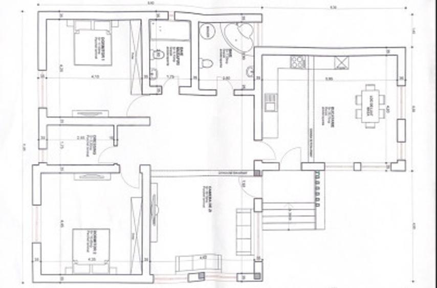 Casa 80 mp, teren 2717 mp intravilan, zona Branisca
