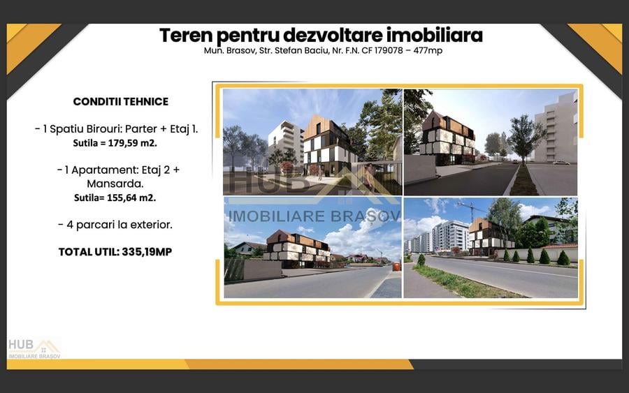 Teren cu Autorizatie Emisa | Comercial + Rezidential
