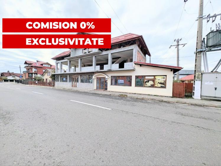 Investitie ideala - Cladire cu Spatiul Comercial la Parter, Teren 845 mp