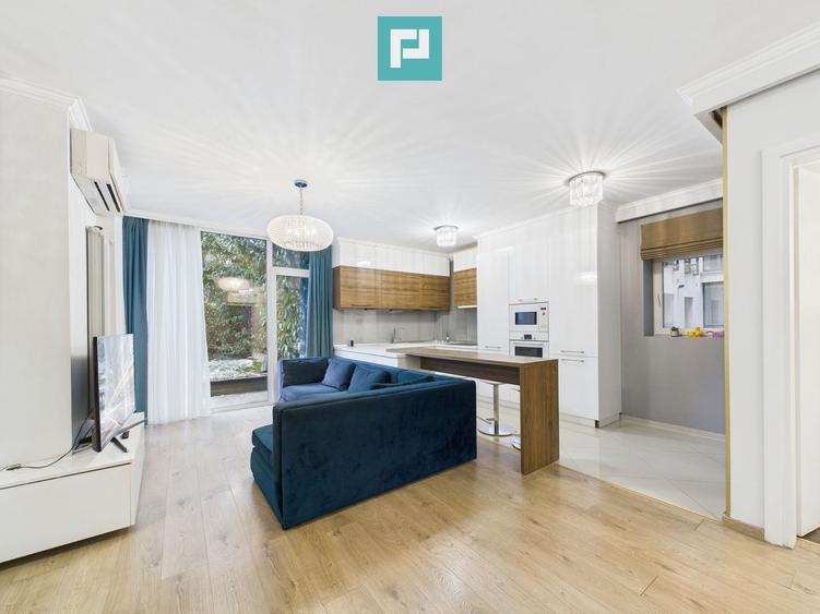 Apartament cu 3 camere și gradină