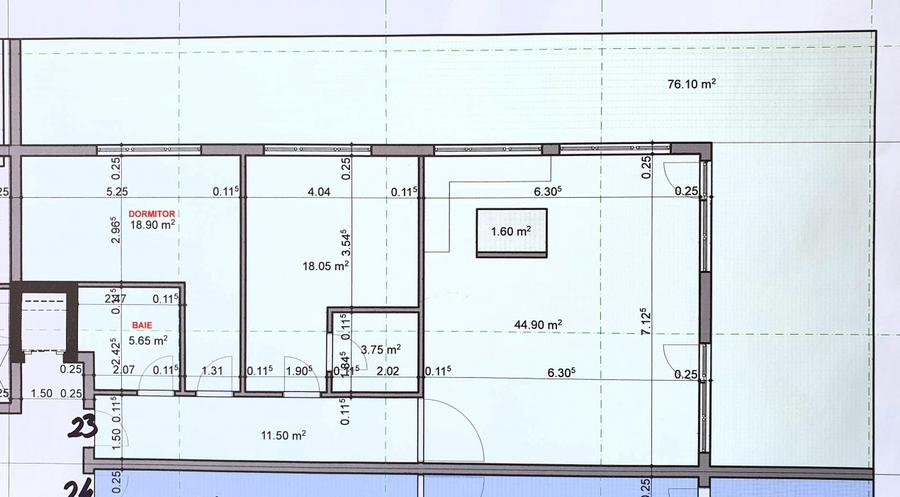 Penthouse 100mp + 76mp terasa, bloc nou cu lift, zona Veterani de Razboi