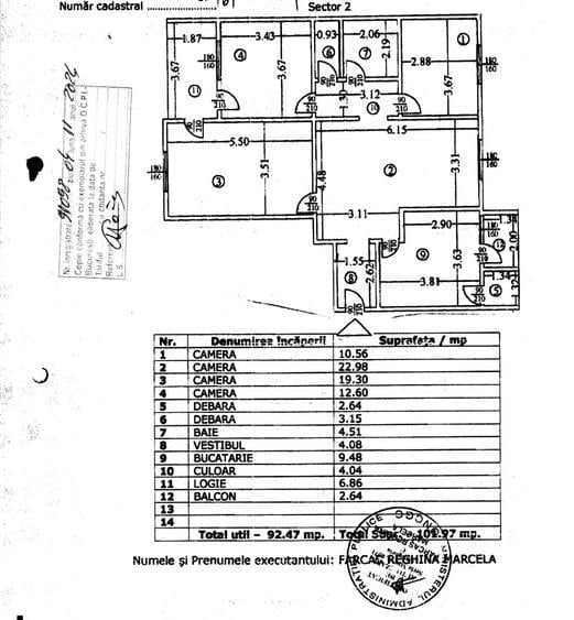 Mosilor zona Obor apartament 4 camere nemobilat, 102 mp, ideal activitate birou