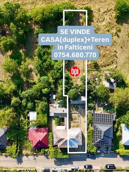 SE VINDE CASA (tip duplex), in FALTICENI, jud. Suceava