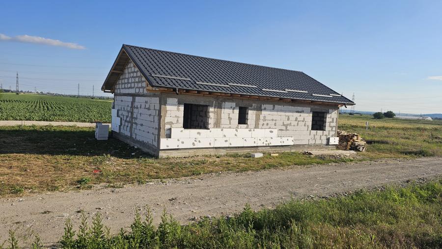 Casă în construcție de vânzare, 124 mp, zona Nord