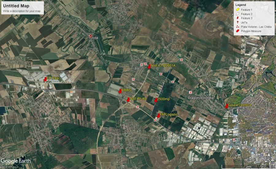 INCHIRIEZ 2500mp teren cu utilitati, imprejmuit, amenajat, parcare TIR-container
