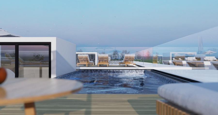 Vila cu design modern si piscina pe acoperis!