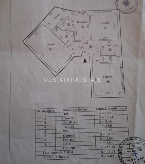 Apartament 3 camere 81mp, Ansamblul Dorobantilor. - 2