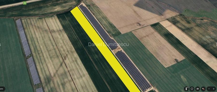 Teren pretabil parc fotovoltaic, baterii, data center, lipit parc fotovoltaic - 3