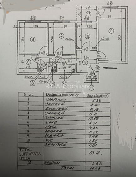 3 Camere- Centrala Proprie- Etaj 7/8- Bloc Anvelopat- Margeanului - 9