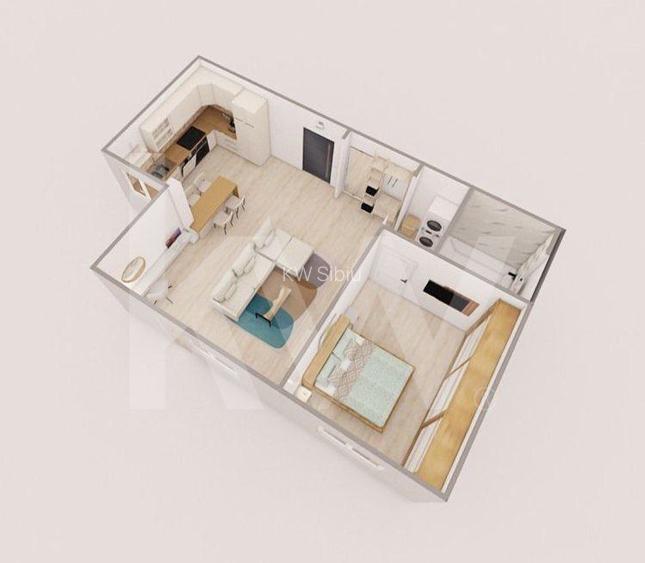 Apartament spatios - 2 camere - 60 mp utili - Rahovei - 13