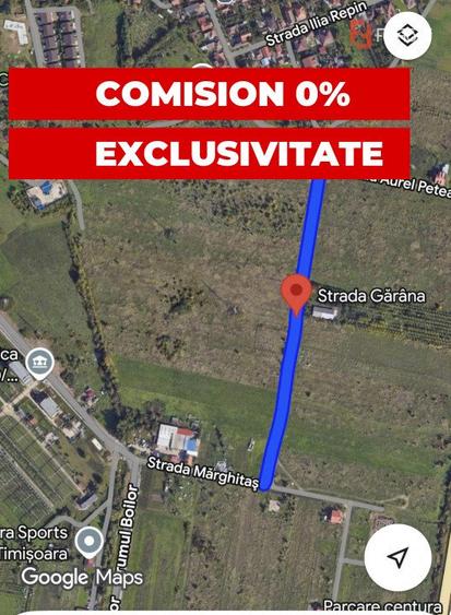 COMISION 0% Teren intravilan de 9250 mp - Toate utilitatile, zona Plopi