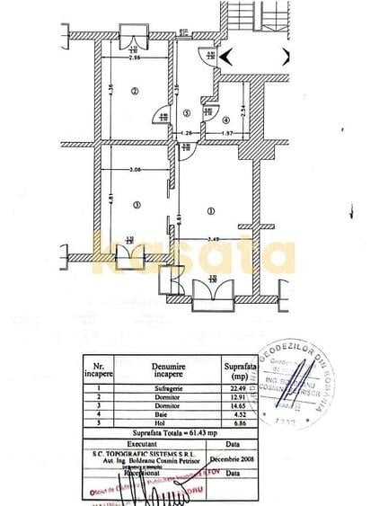 3 camere I Cosmopolis I 62 mp I parcare I faza 1 - 22