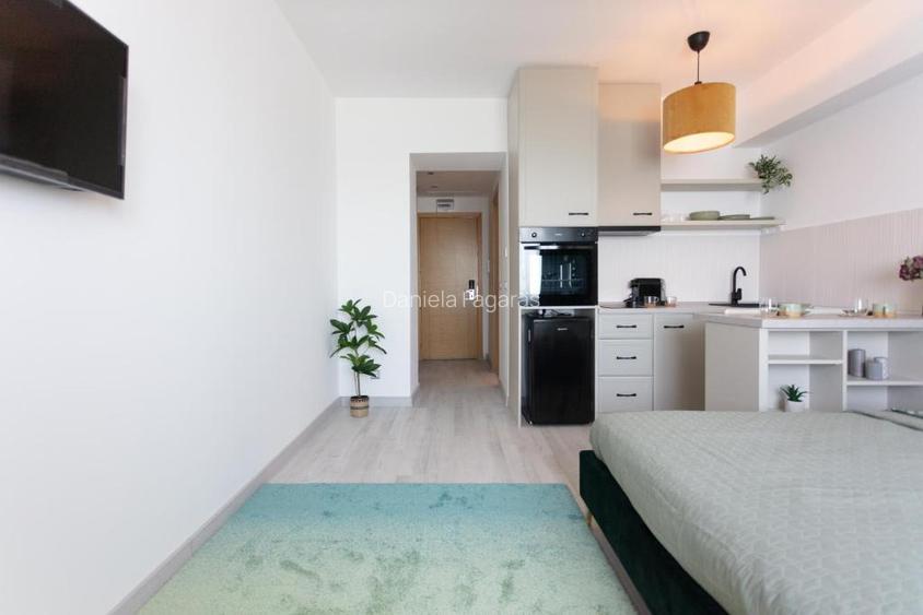 Garsoniera noua de inchiriat in Rin Grand Residence. TV + Internet inclus.  - 4