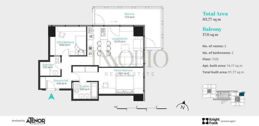 Apartament 3 Camere | Up-Site - 13