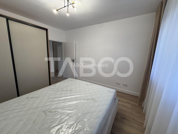 Apartament de inchiriat 2 camere 60 mpu balcon mobilat utilat Sibiu - 11