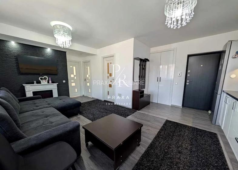 Apartament 3 camere, 58mp+2balcoane, mobilat complet, zona Stejarului!