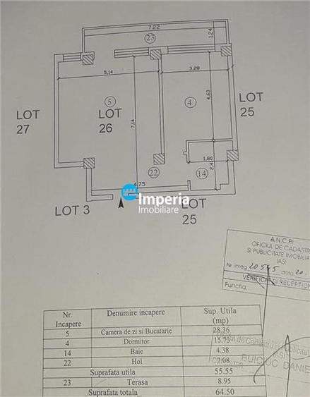 Apartament 2 cam, decomandat, de vanzare in zona Copou - Exclusiv