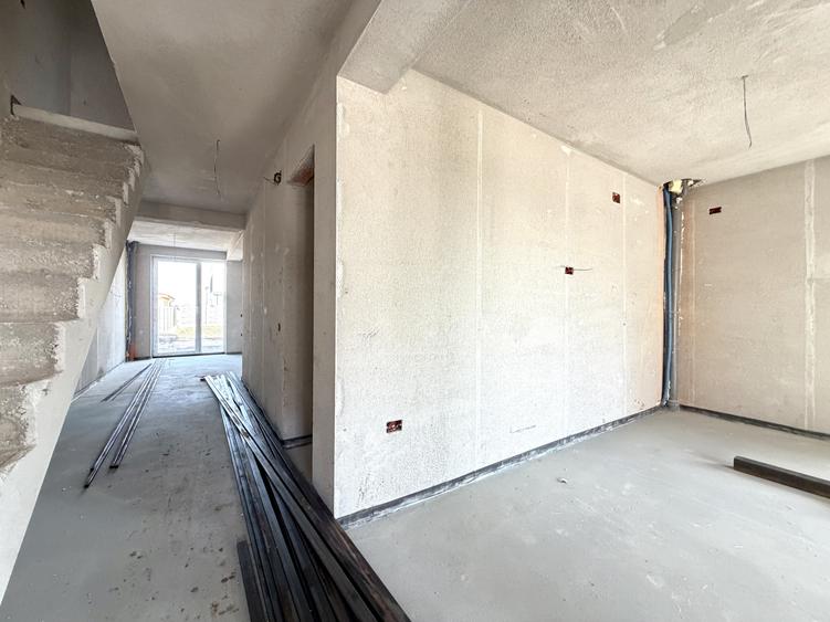 Duplex perete dublu, 4 camere, 166 mp utili, 405 mp teren - Dumbravita