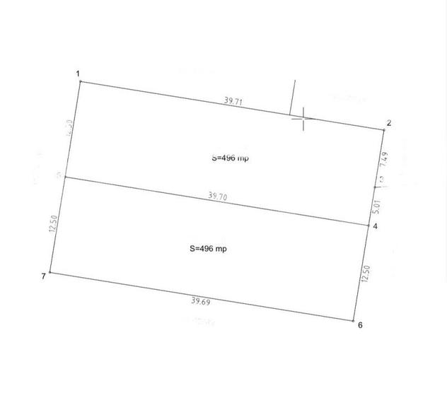 Teren de vanzare, zona Metro-Carcea, 992mp - 2