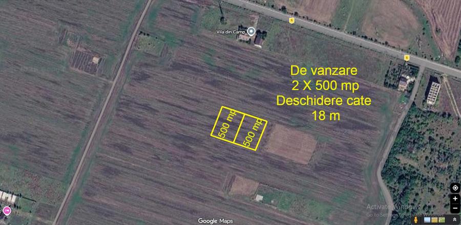 Vând teren intravilan construibil P+2, Costinesti