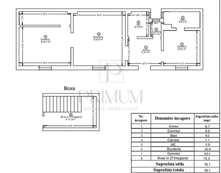 Iosefin - 2 Camere - 2 Bai - Etaj 1 - Decomandat - Boxa in CF - Spatios - Renova - 17