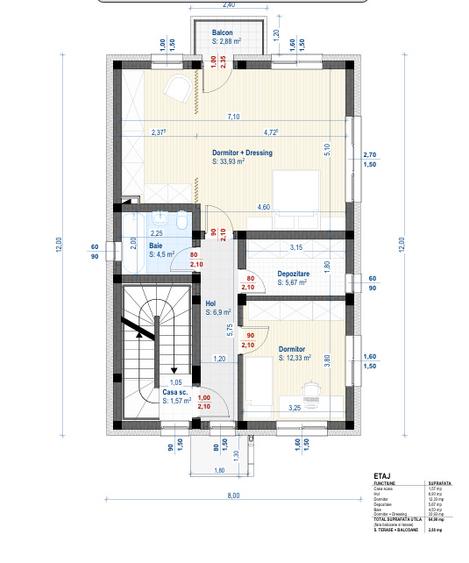 Teren autorizat casa individuala P+1 Floresti IL Milanese