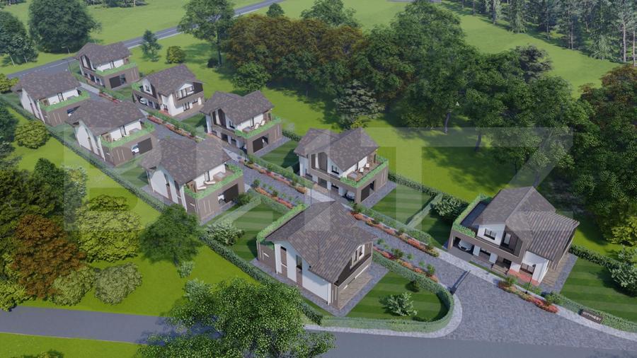 Ansamblu rezidential de 7 case individuale, zona rezidentiala Moara