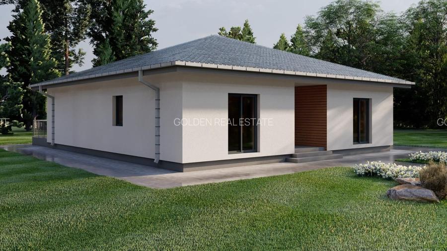 Casă nouă NZEB în Arad – Poltura | 150 mp construiți | Teren 539 mp | Proiect Ak - 3