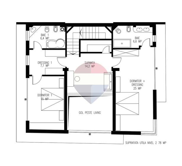 Spatiu de birouri 4 camere 200 mp Bucuresti Domenii