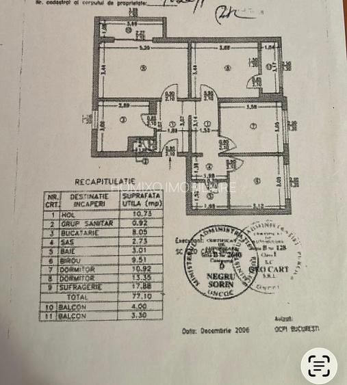 Apartament 4 camere in Titan- Codrii Neamțului– 2 bai, bloc 4 etaje - 8